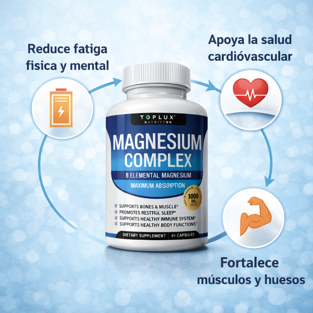 Magnesium Complex: Más Energía y Mejor Beneficio Diario